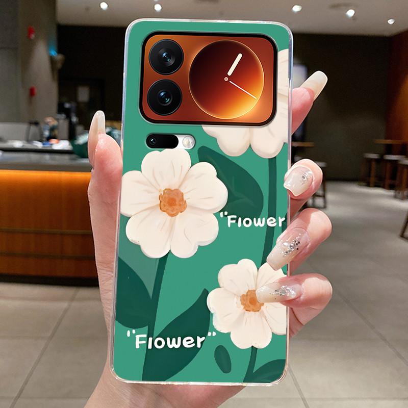 Casing For Xiaomi 17 Pro Max Mi 17 Pro Mi17 17Pro Phone Case Luxury Fashion Butterfly Flower Clear Soft TPU Silicone Back Cover