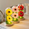 Ewige Sonnenblume Glasglocke Nachtlicht: Kreatives Geschenk für Lehrer und Geburtstage