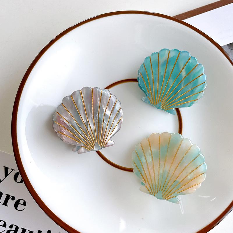 Nan Rui Korean Sweet Girly 4cm Medium Acetate Shell Claw Hair Clip