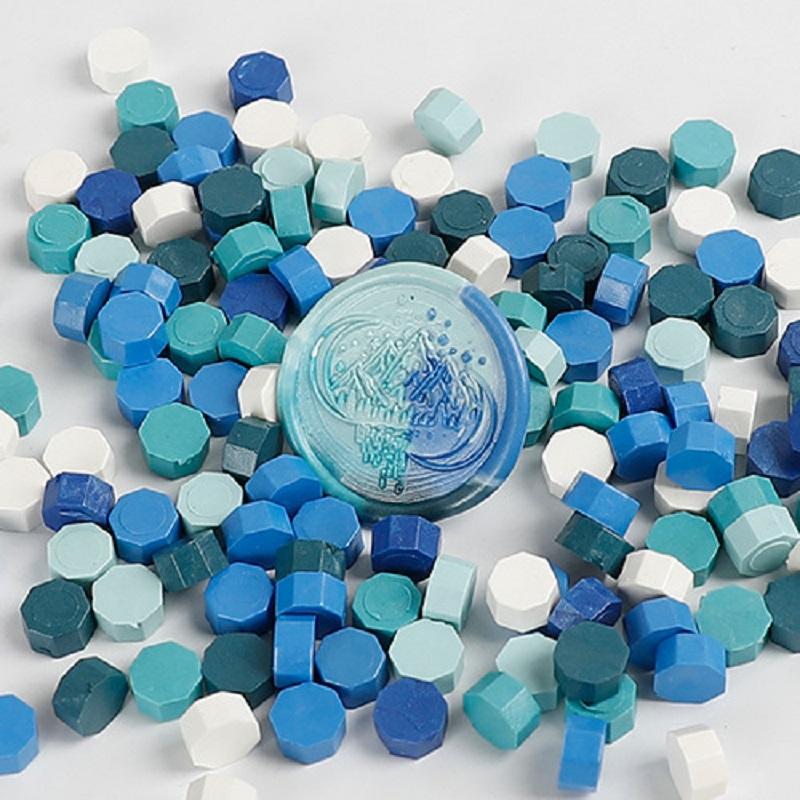 100 Pcs Wax Seal Beads Retro Vintage Wax Seal for Stamps Wax Print Beads Sealing Wedding Birthday Wax Lacquer for Seals HCL001