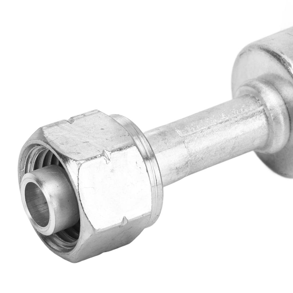 Huten Car Hose Connector, 10 High Strength Aluminum 180 Degree R134 AC Hose Fitting for Car Truck