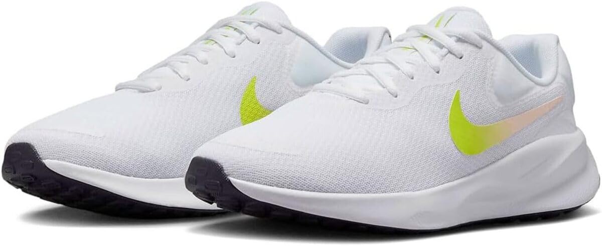 NIKE W Revolution 7 White/Crimson Tint/Dark Raisin/Cyber FZ6829-103 22.5cm