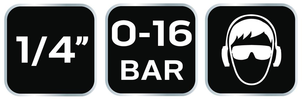 Quick connector for compressor with 1/4" external thread