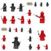 Premium Red Soldier Block Toy Set Diy Assembly Abs Plastic 0-38 Pieces 8g Weight