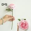 Clear Texture False Tea Rose No Watering Realistic Bridal Bouquet Faux Rose Flower