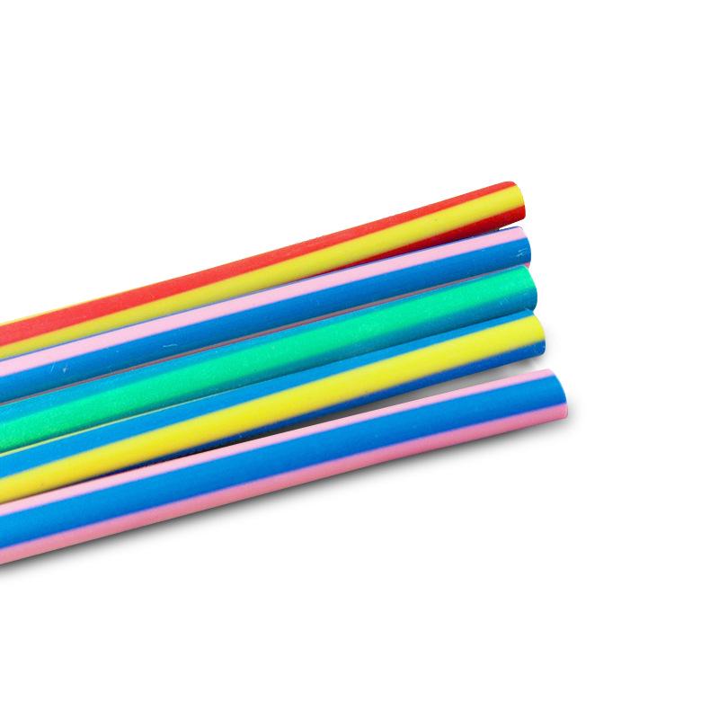 

5Pcs/lot 17.5cm Striped Soft HB Pencils for Students Children Funny Bendable Pencil Safety Stationery Office School Supplies