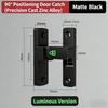 91°/181° Luminous Door Buckle Bolt  Metal Hasp Latches Barn Sliding Door Swivel Slug Latch Lock for Bedroom,Garage,Shed,Cabinet