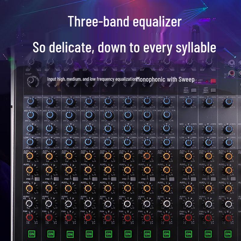 HuiDu FX-16PRO Professional 16-Channel Audio Mixer with DSP (CN Version)
