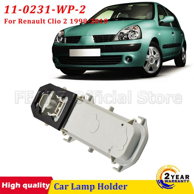 For Renault Clio 2 1998-2010 New Car Lamp Holder Tail Light Left/Right ABS and Metal 11-0231-WP-2 White Car Accessories