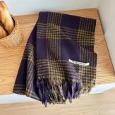 Retro plaid Japanese and Korean atmosphere plaid scarf women's plaid series contrasting color warm shawl student scarf