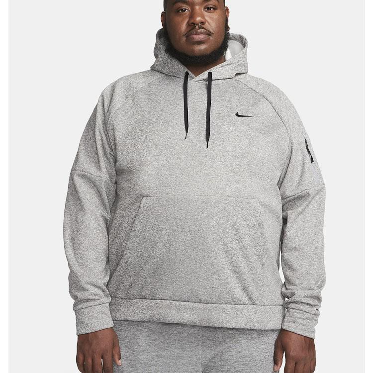 Nike Solid Color Hoodie Men tops Gray DQ4834-063