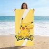 1 Stück Pokemon Pikachu Strandtuch, Blitz-Mikrofaser, Schnelltrocknend für Kinder Erwachsene Pool Reisen