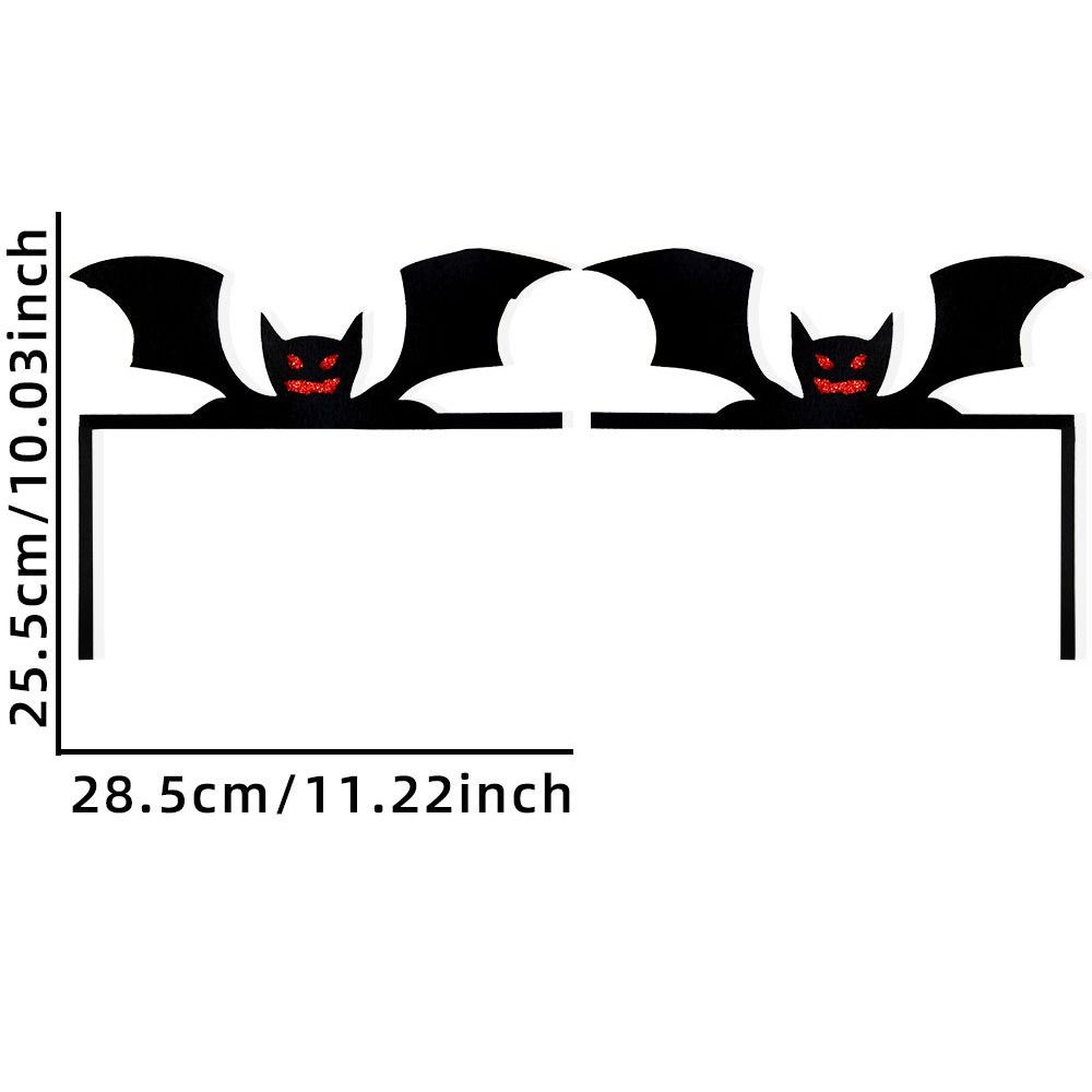 Mehrzweck 3D Halloween Türrahmenaufkleber Niedliche DIY Kürbis Eckaufkleber Cartoon Geisterfest Türaufkleber Fenster