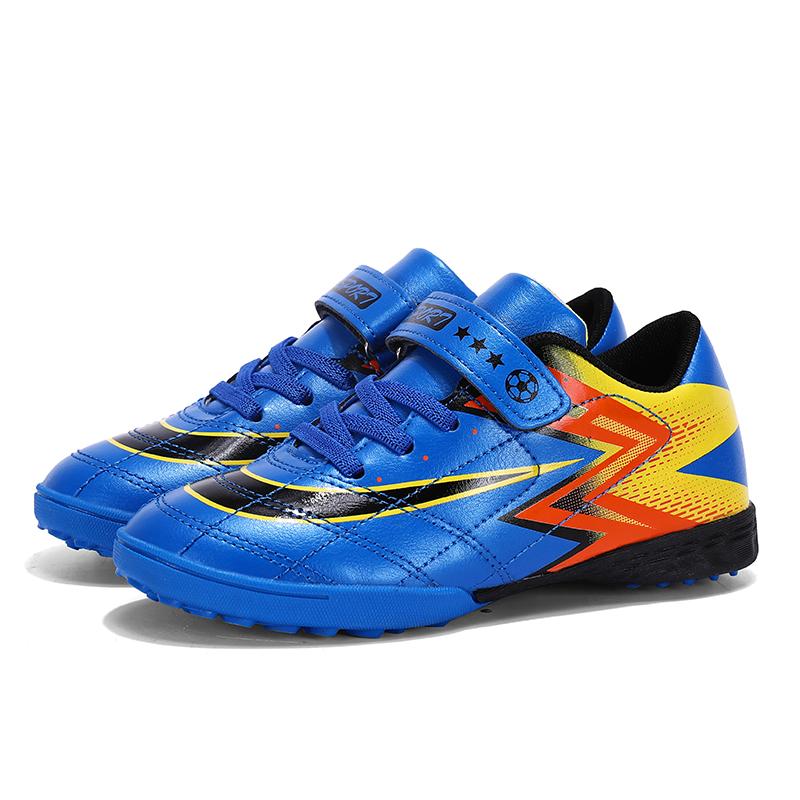 Kids Soccer Shoes Fashion Luxury Original Football Sneakers Field Training Turf Non-slip Teen Football Tournament Shoes for Boy