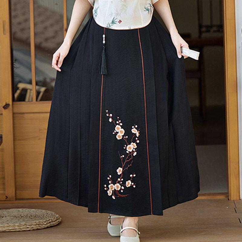 Daily Republic of China style new Chinese Suzhou cheongsam improved young women's high-end top two-piece skirt spring and summer wear