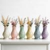 Silicone Vase Mold for Handmade Resin Casting, Relief Body with Waved Opening, 12.5 X 8.3 Cm, 1 Piece for Hobby Craft Display Uses