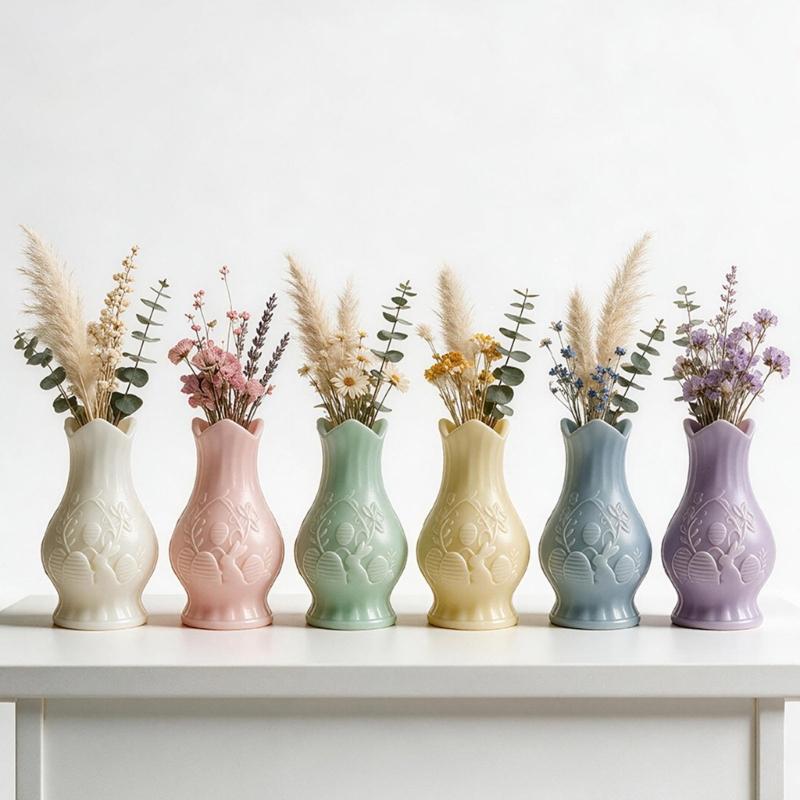 Silicone Vase Mold for Handmade Resin Casting, Relief Body with Waved Opening, 12.5 X 8.3 Cm, 1 Piece for Hobby Craft Display Uses