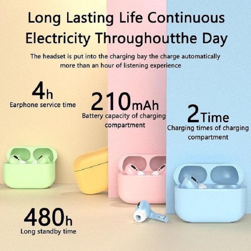 2026 אוזניות בלוטות' TWS אלחוטיות אוזניות AirPods שליטת מגע אוזניות מוזיקה חיישן בתוך האוזן אוזניות ספורט סטריאו סראונד