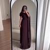 European and American spring new elegant and extravagant sleeveless dress long dress slim dress