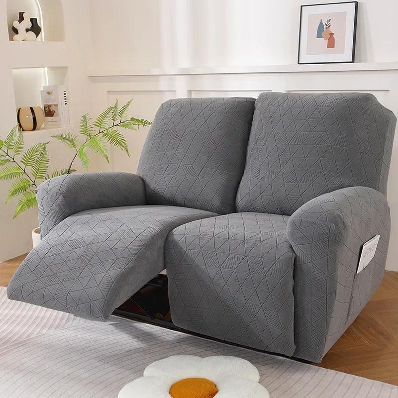 Recliner Sofa Cover Non-slip Massage  Sofa Cover All-inclusive Lounger Single Seater Couch Sofa Slipcover Armchair Cover