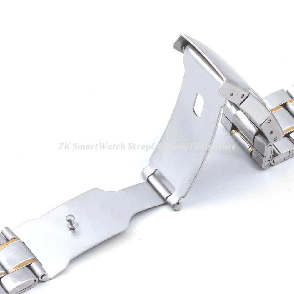 High Quality 20mm 22mm Stainless Steel Watch Strap Arc Curved Metal End Watch Bands for Men Women Bracelet Watch Accessories