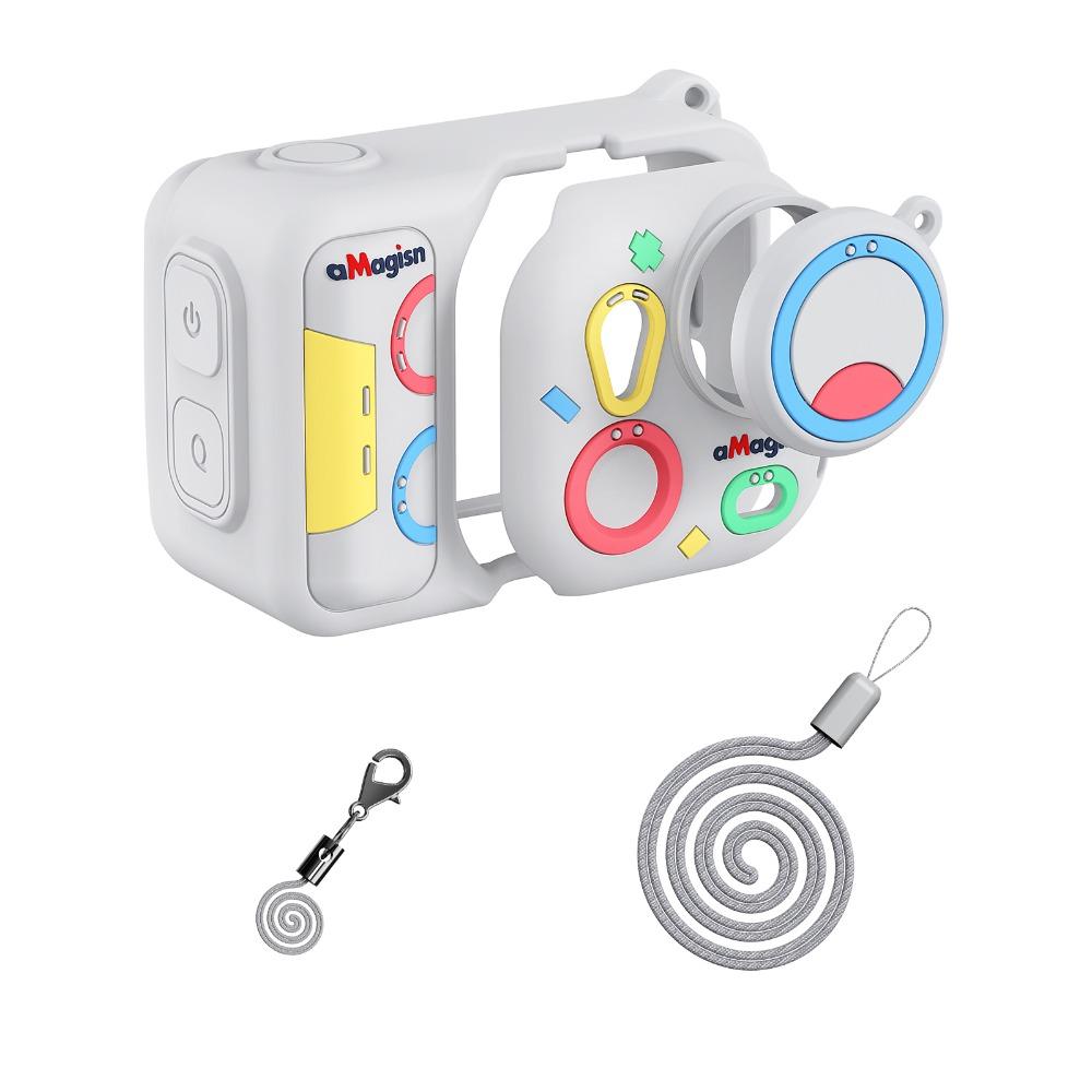 Coloful Protective Case Silicone Lens Cap for Insta360 Go Ultra Action Camera Accessories