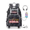 Cartoon Game Merchandise With Usb Hiking Bag College Students Outdoor Travel Large Capacity Backpack Bag