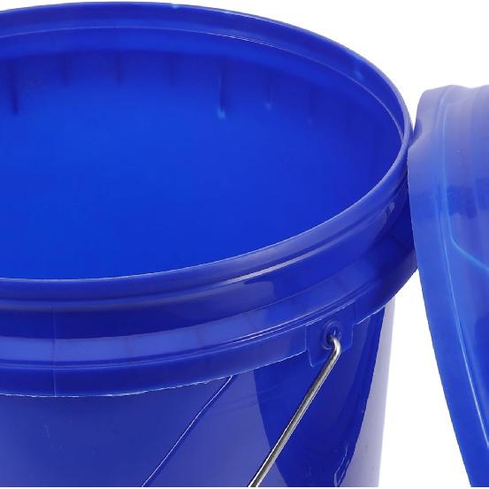 ARTIBETTER Plastic Paint Bucket with Handle and Lid Round Storage Container for Paint Multi-Purpose Use Portable Design for Outdoor Activities