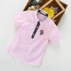 Trendy Boys' Summer Short-Sleeved Casual Shirt