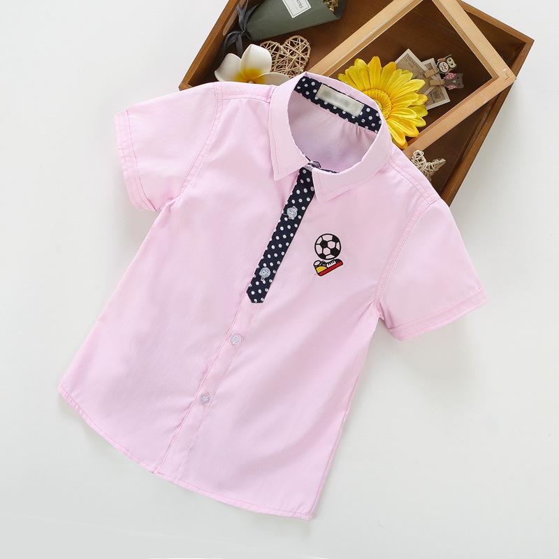 Trendy Boys' Summer Short-Sleeved Casual Shirt