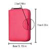 Classic Multi-card Storage Bag Man Wallet with Zipper Women Coin Purse 22 Bits Unisex Solid Color Credit Card Holder