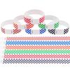 50/100Pcs Mosaic Pattern Colorful Paper Wristbands Waterproof Disposable Bracelets For Parties, Concerts, Festivals