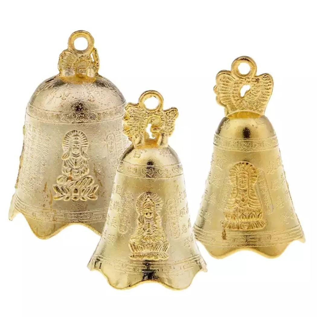 

Vintage Style Metal Wind Chime Bell Perfect Hanging Decor for Gardens Yards and Living Spaces Promotes Positive Energy 2.8CM