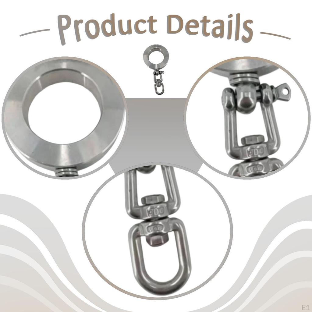 Universal Rotating Lifting Handle Buckle Accessory Practical for 50mm Barbells High Performance Easy