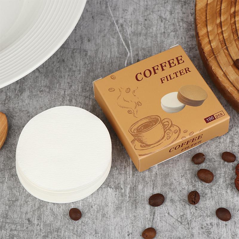 100Pcs Coffee Filter Paper Espresso Paper Filters 54/56/60/62/64/68MM Puck Screen For Portafilter Machine Tools