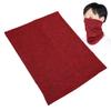 Multi Functional Breathable Face Scarf Elastic Soft Washable Headband Wristband Hairband(Red )