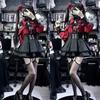 Jirai kei Outfit Lolita Mädchen Bluse Damen Langarmhemd Kawii Schleife Schwarz Röcke Hemden Y2K Süßer Japanischer Damenstil Set