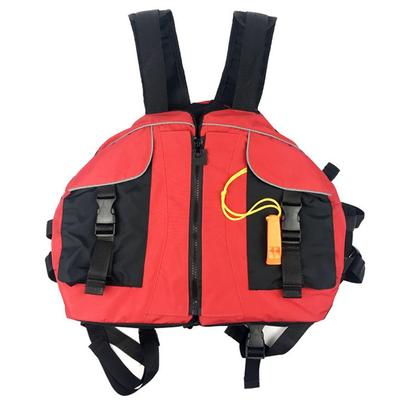 Adult Life Saving Vest Waterproof Reflective Swim Life Vest Adjustable Life Jacket with Whistle for