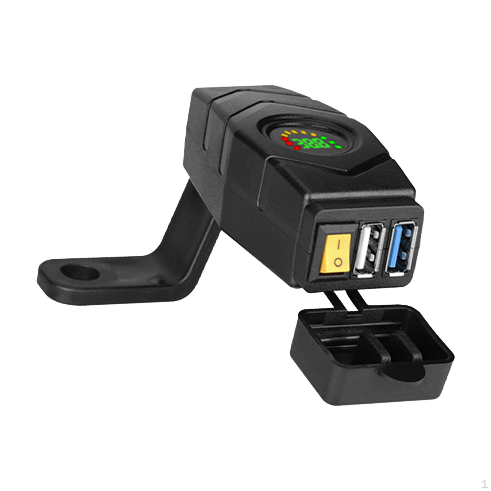 

Зарядное устройство для телефона с двумя USB-портами, выключатель, пылезащитный электровелосипед Style F