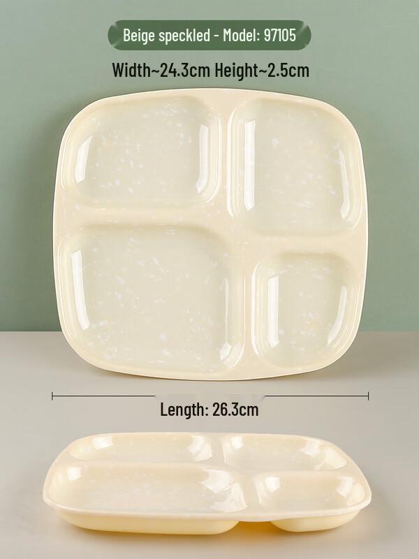 Commercial Melamine Divided Meal Tray