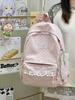 Schoolbag, Japanese-style girl's polka dot backpack, women's large capacity lightweight student backpack, cute cartoon new versatile backpack