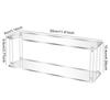 Vertical Acrylic Display Stand Ladder Storage Shelf for Bubble Mart Dolls,Labubu Collectibles,Figures,Perfume,Cosmetics,Cupcake