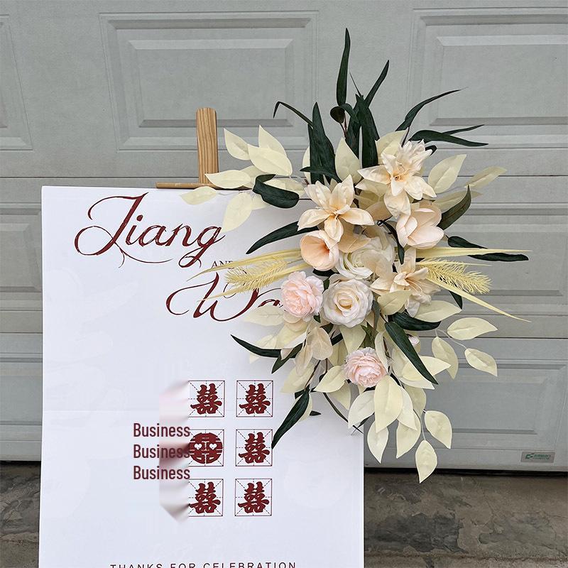 Complete Wedding & Banquet Artificial Flower Set: Ground Rows & Table Decor