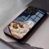 Punk Dark Mysterious Letter Shadow Phone Case For IPhone 17 Pro Max 16 15 14 Pro Max 13 11 X Xs Xr 8 7Plus Glass Cover