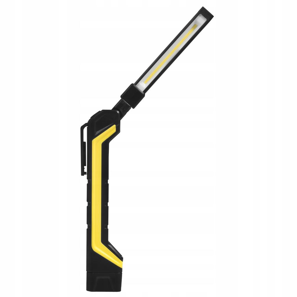 Battery-powered LED Workshop Flashlight with Hook 3*Aaa 2W