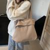 Canvas Bag Women's Large Capacity 2025 New Simple Foreign Style Shoulder Bag Korean Version Fashion Casual Crossbody Bag