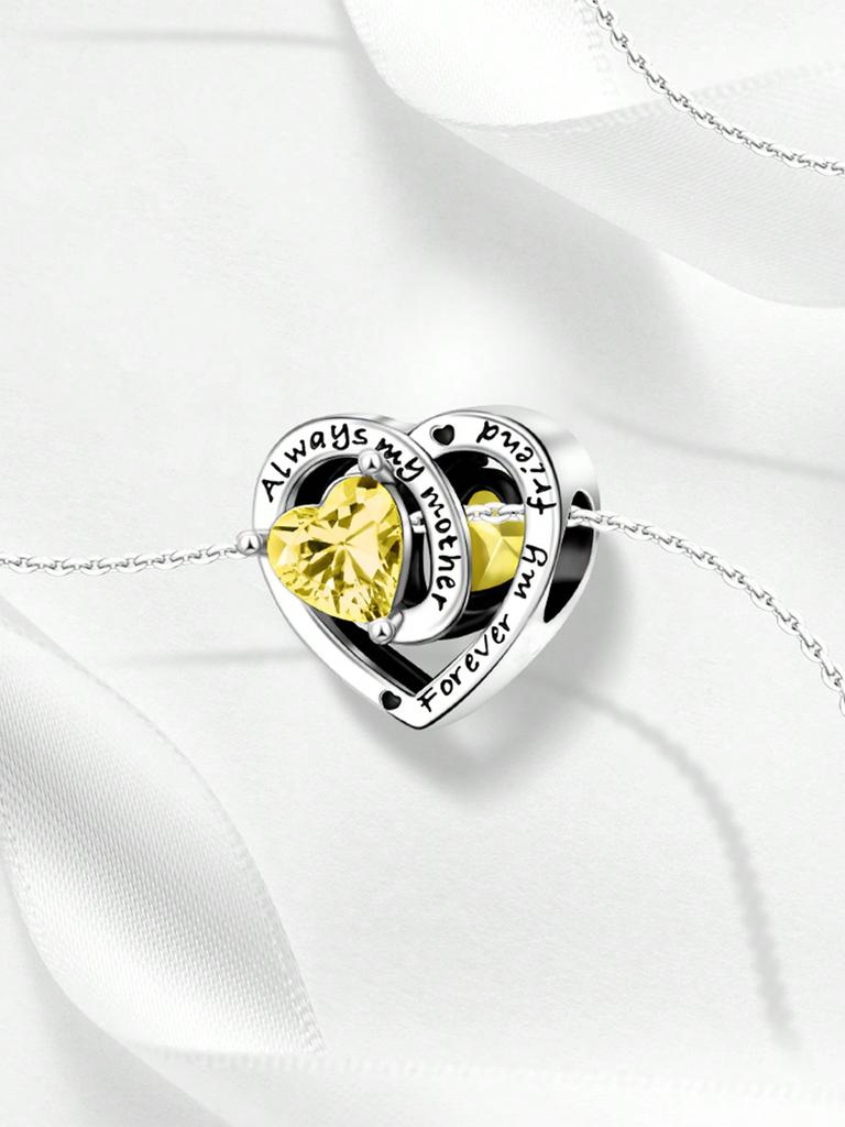 Charms Plata Birthstone Beads Charm Copper Plated Fit Charms Copperoriginal Bracelet For Jewelry Making Diy Charm