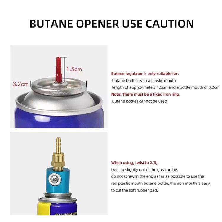 Simple Operate Butanes Canister Quick Attaches Accessories Heavy Duty Butanes Fuels Cylinder for Hiking & Barbecue Lovers