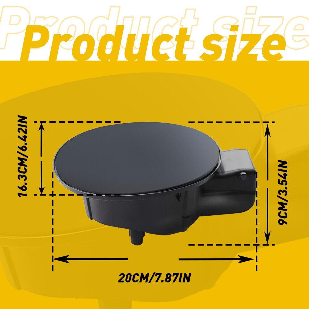 6R0809857 For VW Polo 2011-2019 Fuel Gas Tank Door Lid Cover Flap Cap Black Fuel Gas Tank Door Lid Cover