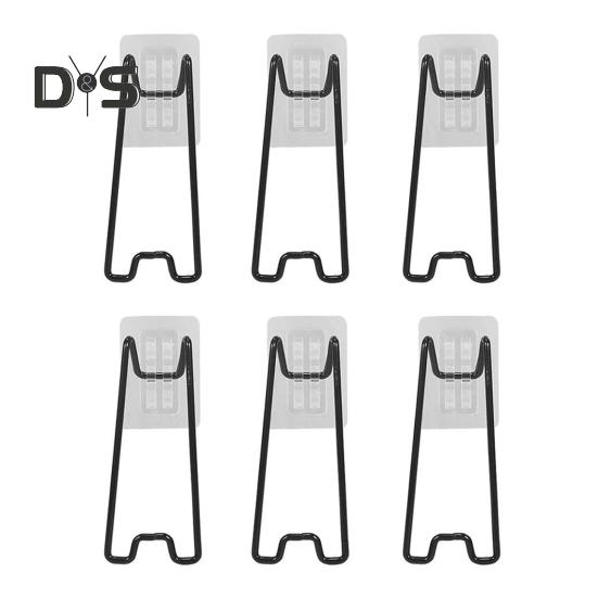 

6 шт. кронштейн для фоторамки металлический кронштейн для фоторамки настольная подставка для фоторамки с самоклеящейся основой для фоторамок 5,9-10,2 дюйма 6pcs